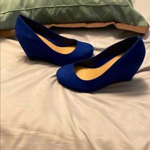 Apt.9 blue wedges